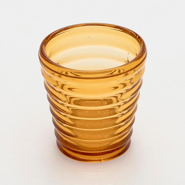 Aino Aalto, a drinking glass, model 4056 "Bölgeblick", Karhula Glassworks, in production 1935-1938.