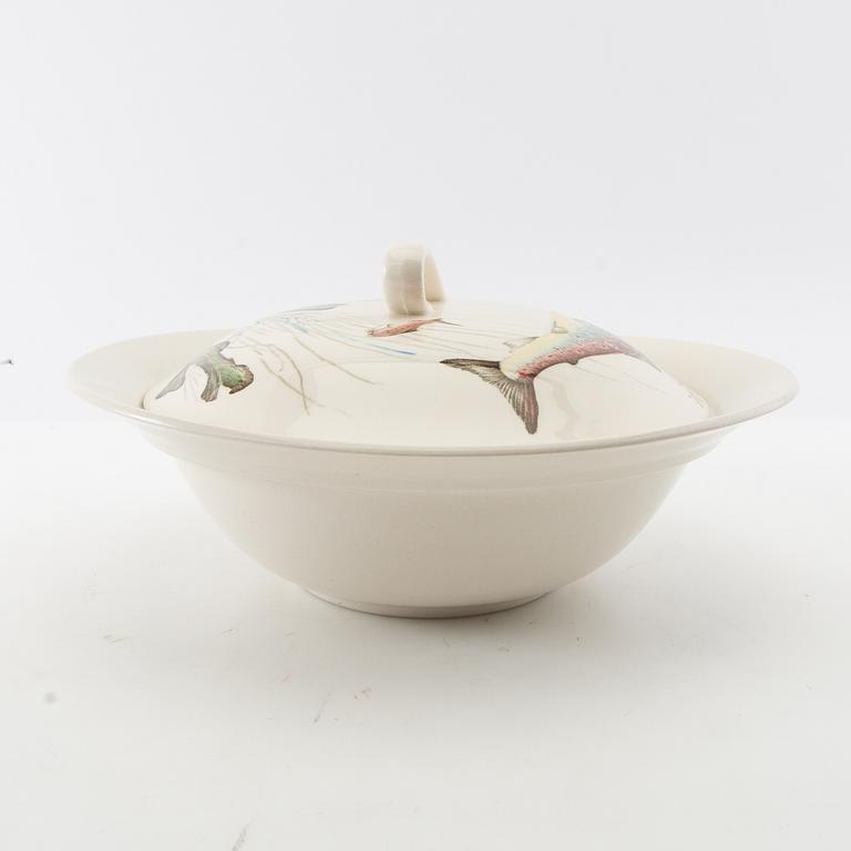 Service 18 pcs "Fish" Johnson Bros England, ironstone, first half/mid 20th century.