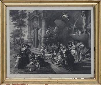 KOPPARSTICK, 3 st, Dresden, 1800-tal.