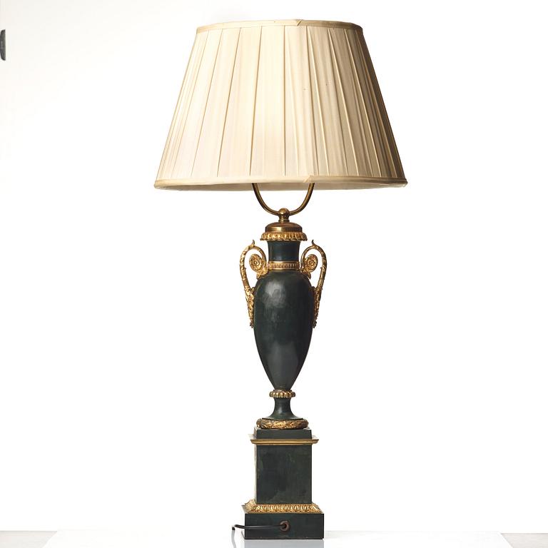 A French 19th Century table lamp.