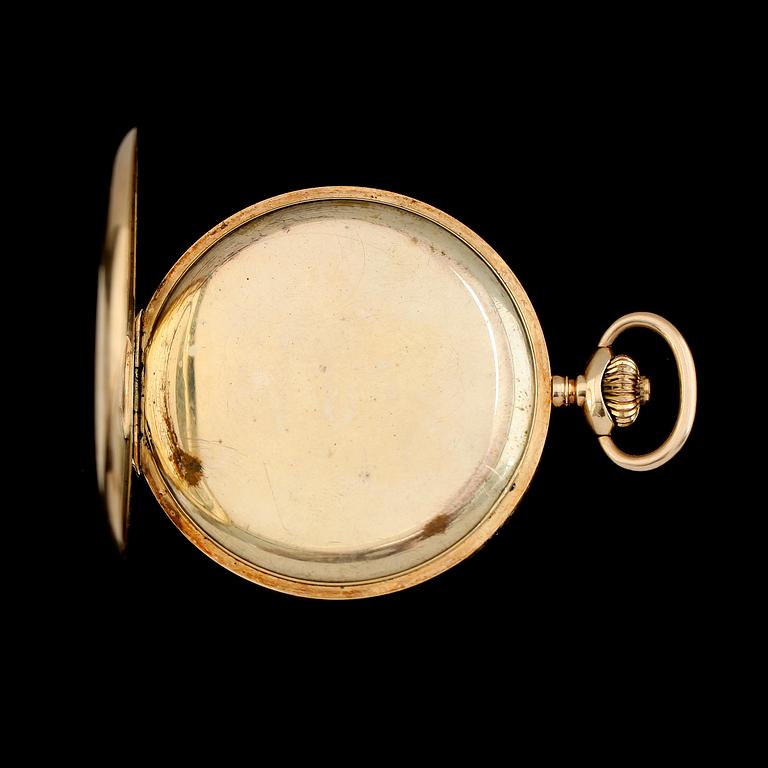 FICKUR, herr, Viking, 14k Bolidenguld, savonett, 1900-talets första hälft.