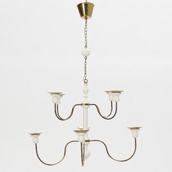 Josef Frank, chandelier, model 2586, Svenskt Tenn.