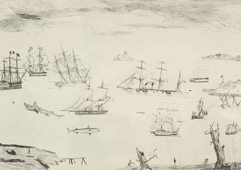 Jockum Nordström, lithograph, signed Jockum and numbered 133/250.