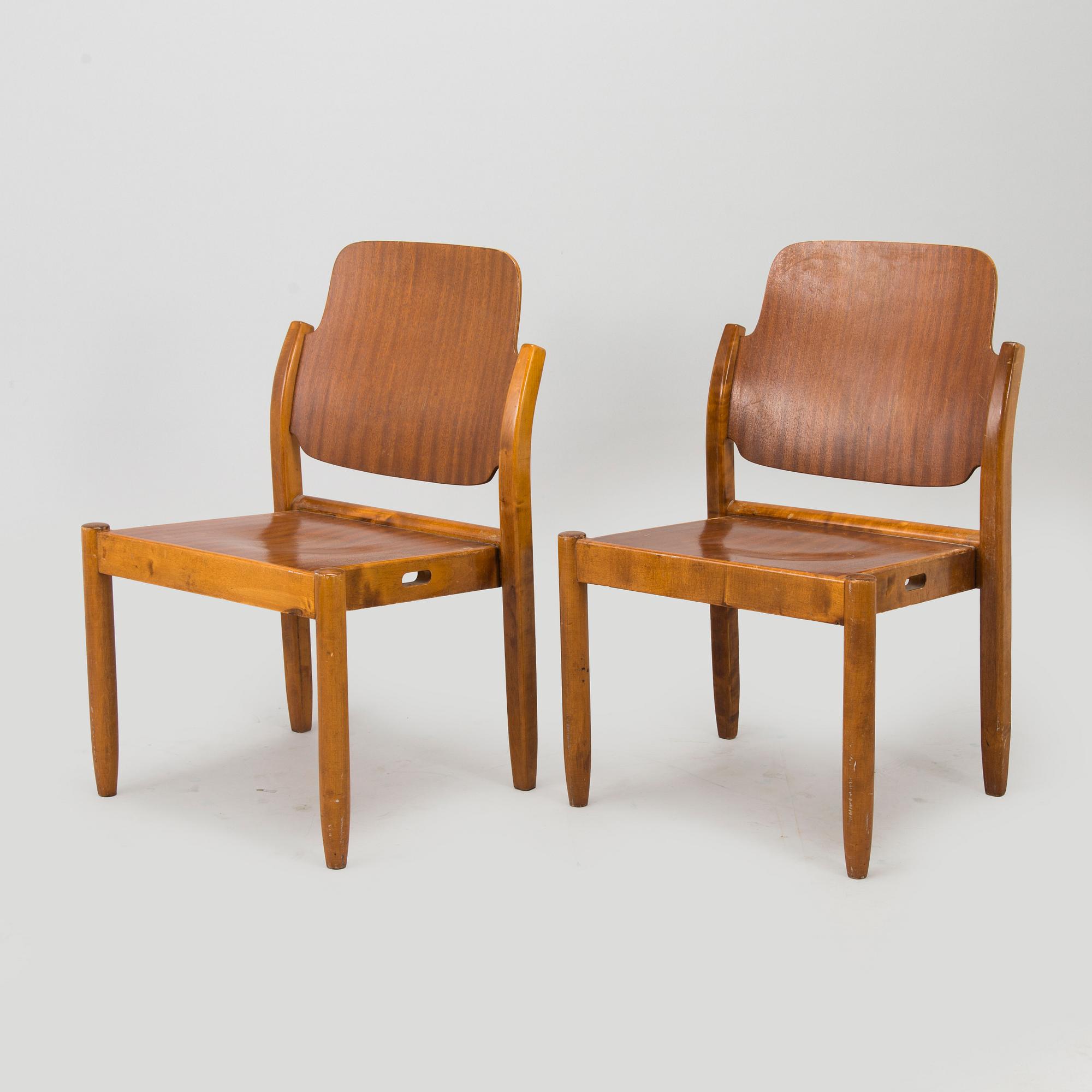 Gunnar Eklöf, Ten 1953s 'Åkerbloms chairs for Asko.