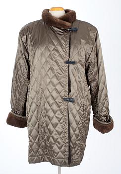 A 1990's Yves Saint Laurent wintercoat.