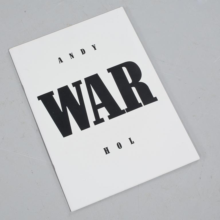 ANDY WARHOL, katalog, "liquid pop", 1999, för Wetterling Gallery och Art Now Gallery.
