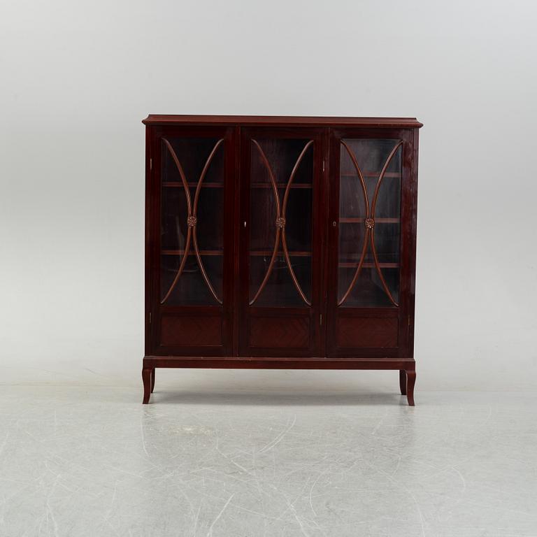 A mahogany display cabinet, 1920's.