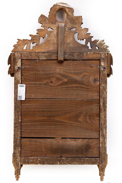 Mirror, Gustavian style, 20th century, incorporating older elements.