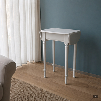 Side table with flaps. 19th century.