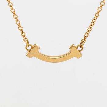 Tiffany & Co, halsband, "T Smile", 18K guld.