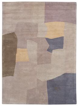 CARPET. Tufted. 254 x 186,5 cm. Design by Serge Poliakoff, France, in the 1970's.