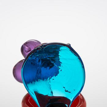 Oiva Toikka, A 'Pompom' vase, signed Oiva Toikka Nuutajärvi Notsjö.