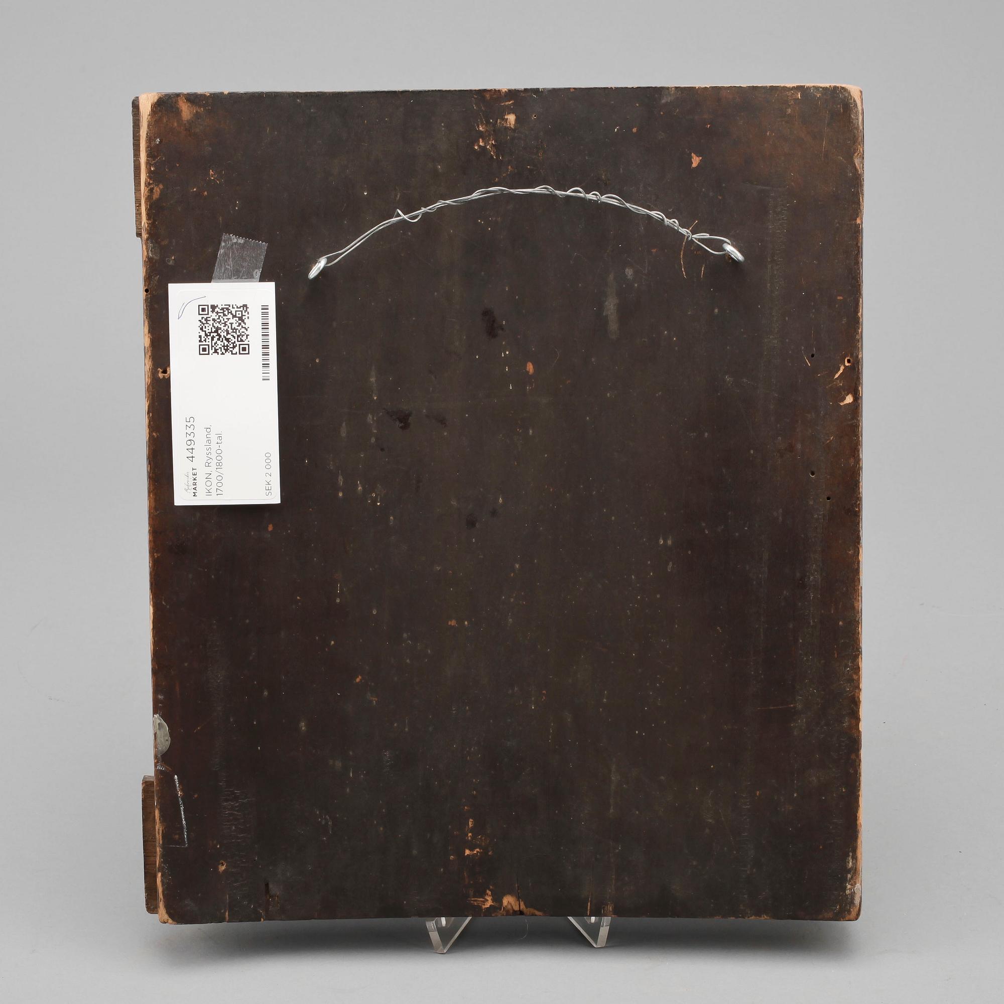 IKON, pannå, Ryssland, 1700/1800-tal.
