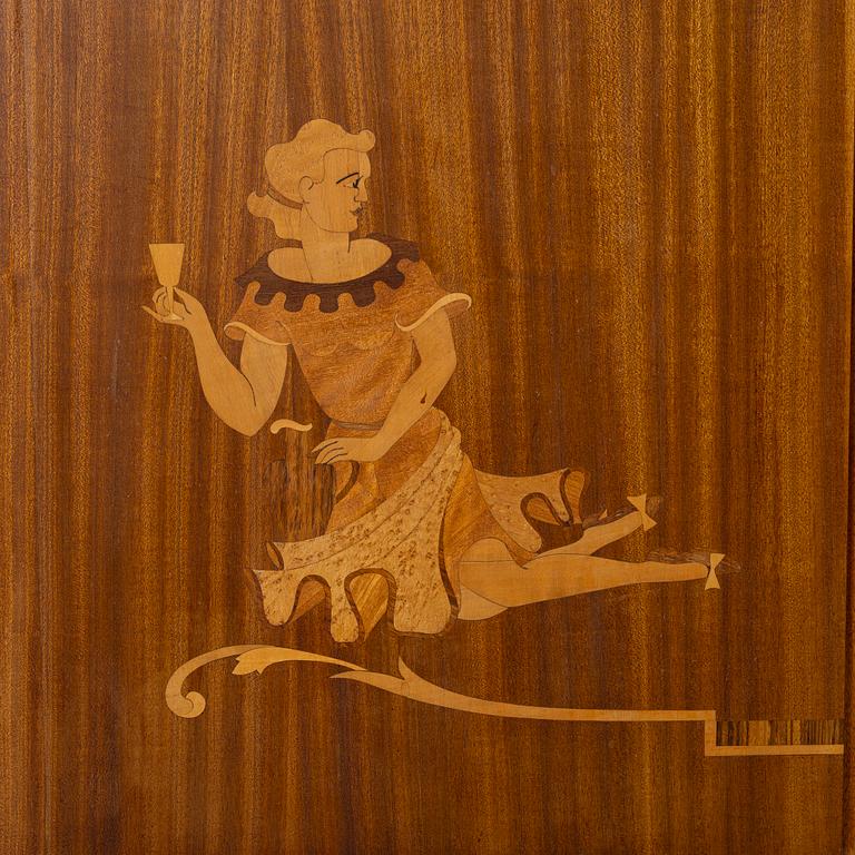 Bar cabinet, Swedish Grace, 1940s.
