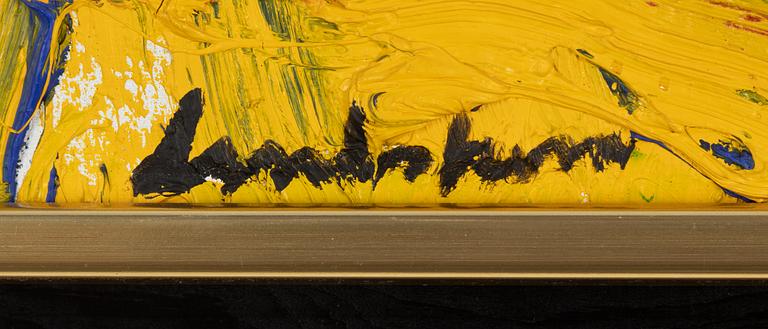 Bengt Lindström, oil on canvas, signed.