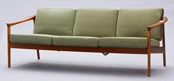 SOFFA SAMT FÅTÖLJ, design Folke Ohlsson Bodafors. 1960-tal.