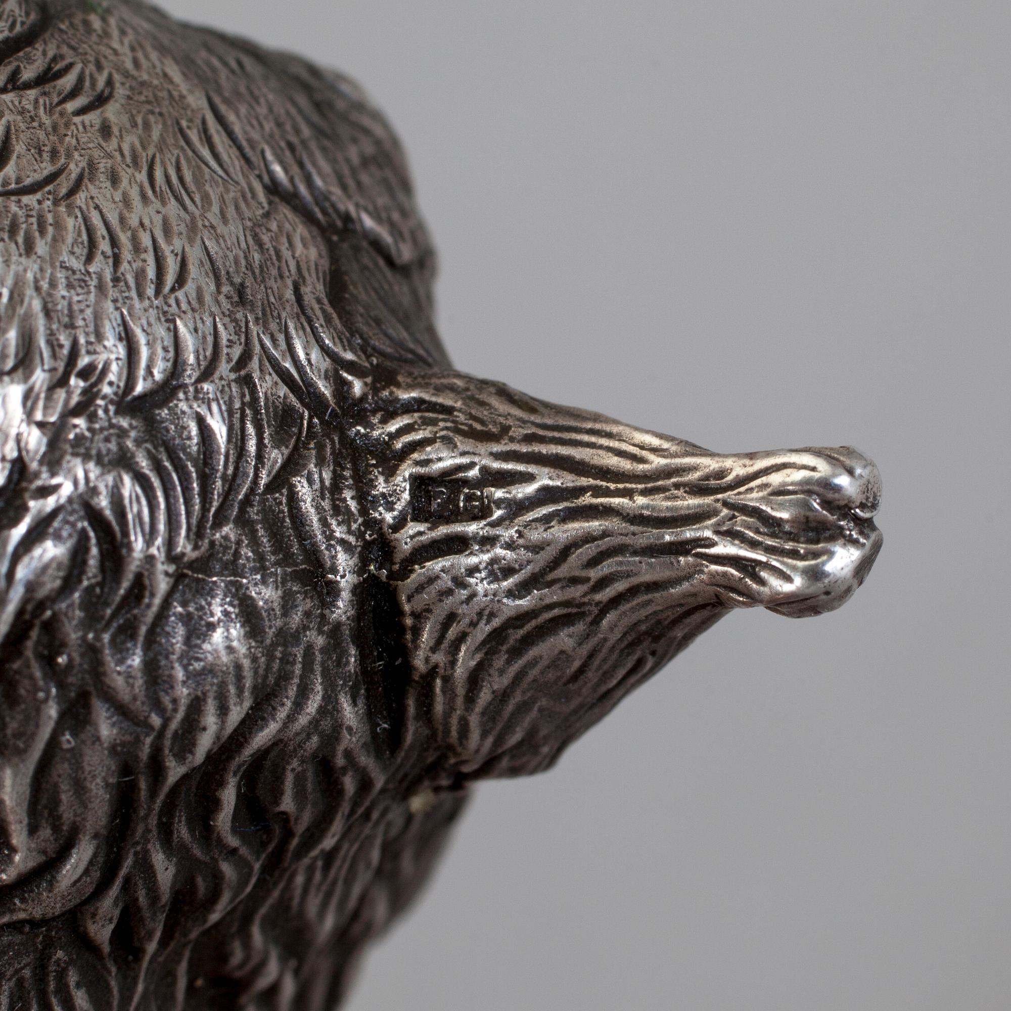 VODKAKOPP, silver, Moskva, 1908-26.