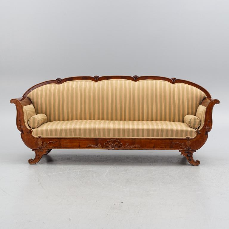 Soffa, senempire, 1800-talets mitt.