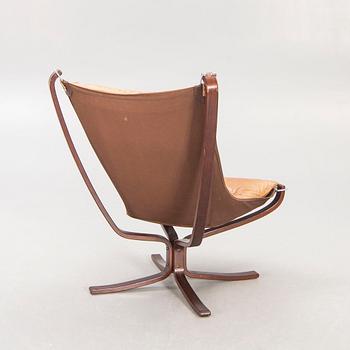 Sigurd Ressel, armchair, "Falcon chair", Vatne Möbler Norway 1970s.