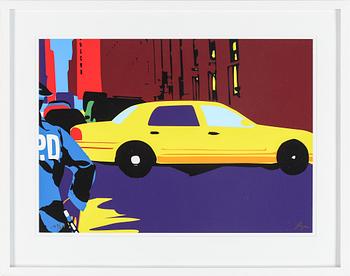 Richard Ryan · RICHARD RYAN, serigrafi, ur serien "Manhattan Octaves", signerad och numrerad. 149/250.