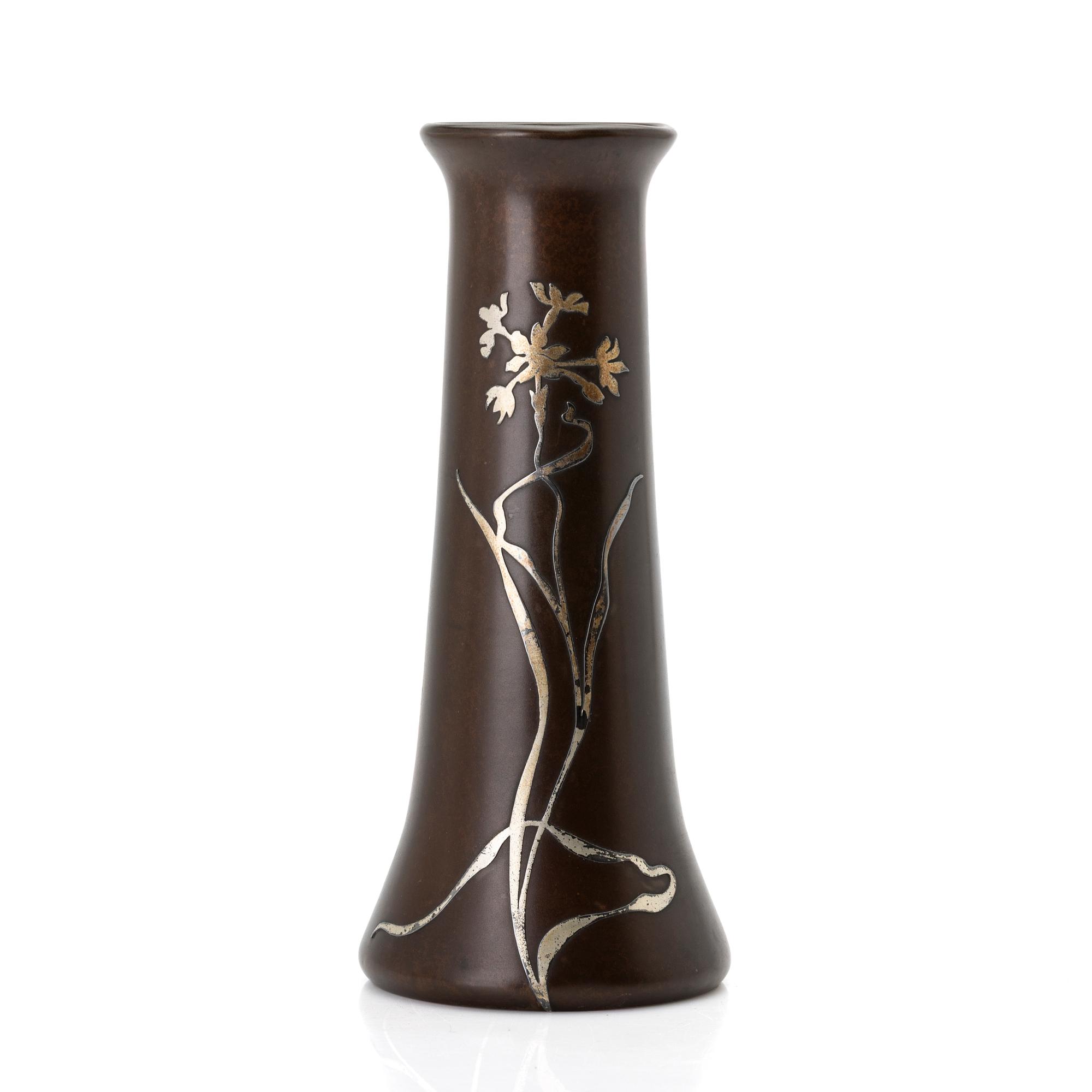 Otto Heinz, vase, Art Nouveau, Ovington's Fifth Avenue, New York.