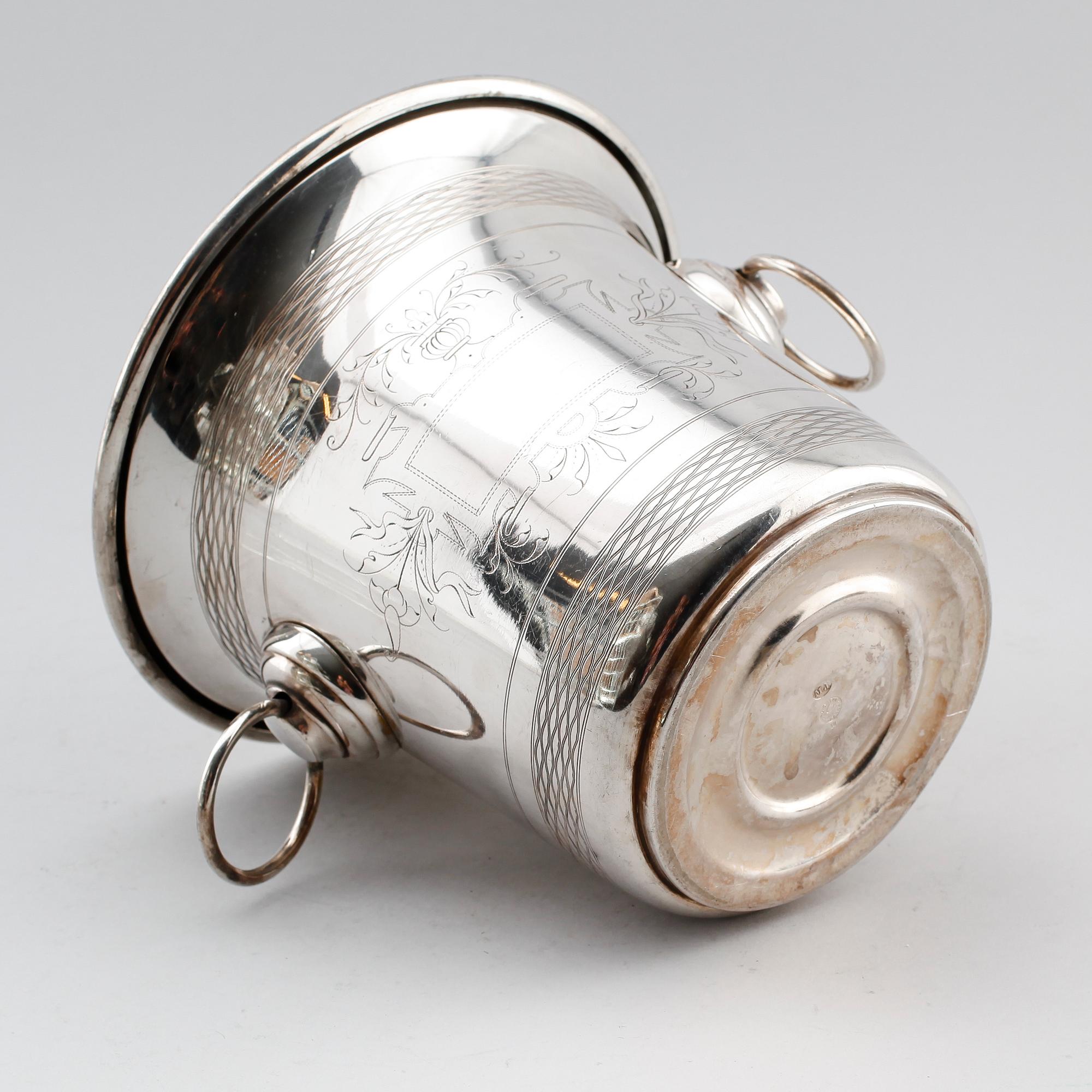 ISHINK, nysilver, AG Dufva, omkring år 1900.