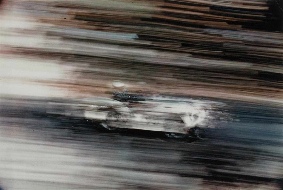 Ernst Haas, "Racecar", 1957.