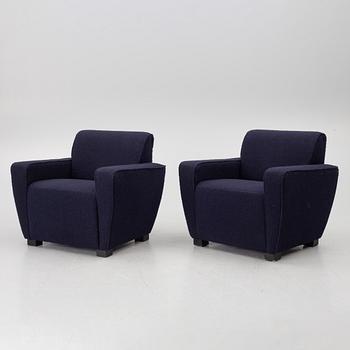 Fredrik Carlström, a pair of "Josefina" armchairs, Austere.