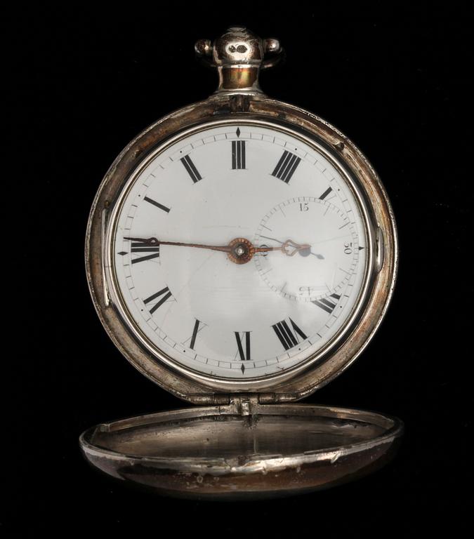 FICKUR, silver. England, 1800-tal.