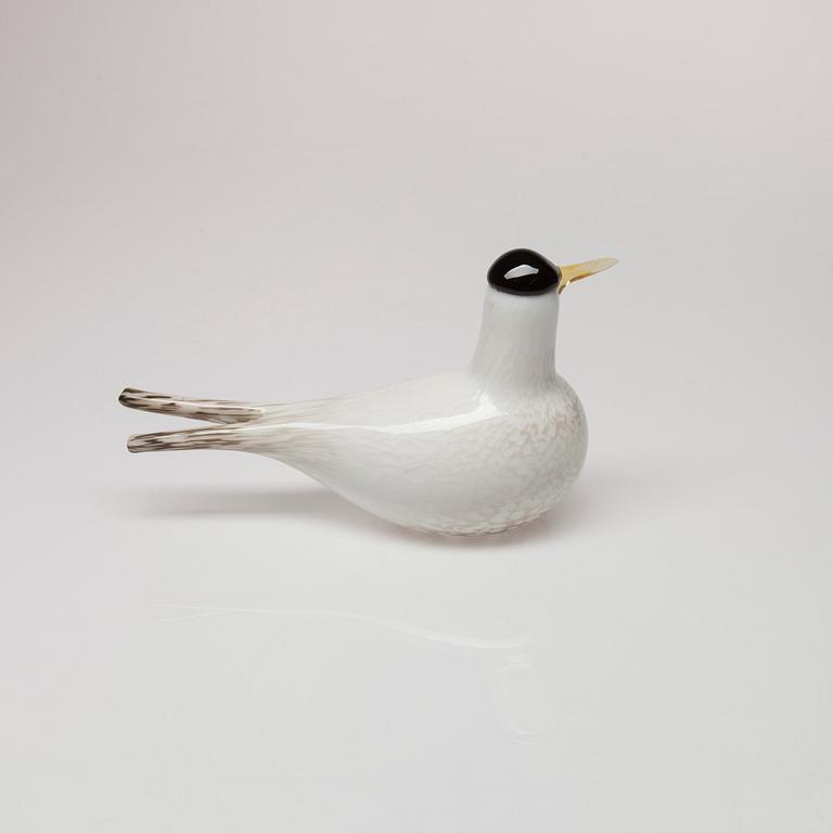 FÅGEL, glas, "Lapintiira", Oiva Toikka, Notsjö, märkt 2000.