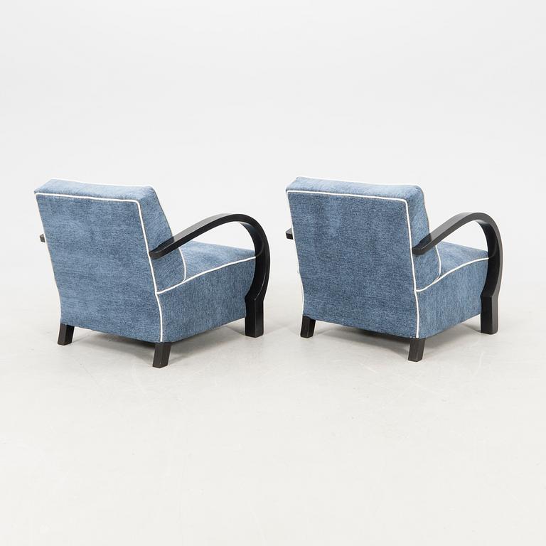 Fåtöljer ett par Art Deco 1900-talets första hälft.