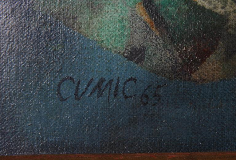 CUMIC, MIHAILO, olja på duk, sign o dat 65.