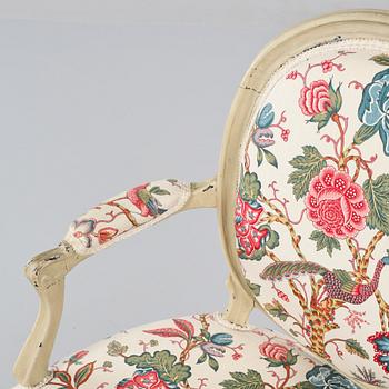 KARMSTOL, Louis XV, 1700-talets senare del.