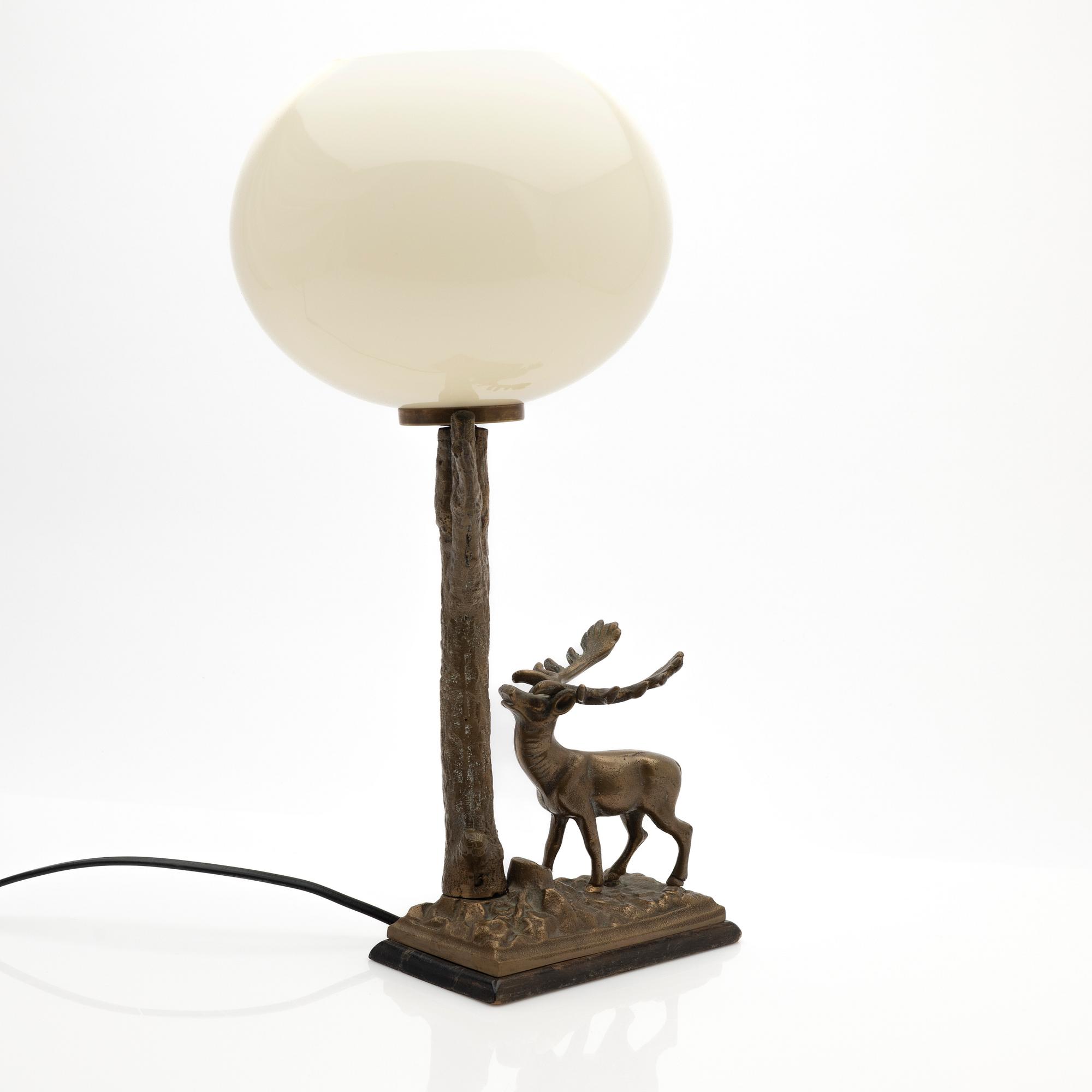 Bordlampa, 1900-talets andra hälft.
