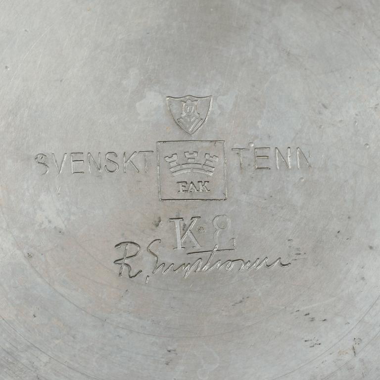 VAS, tenn, Rolf Engströmer, Fabriksaktiebolaget Kronsilver, 1936.