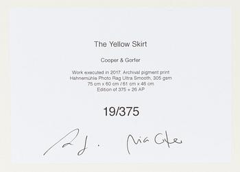 Cooper & Gorfer, "The Yellow Skirt" 2017.