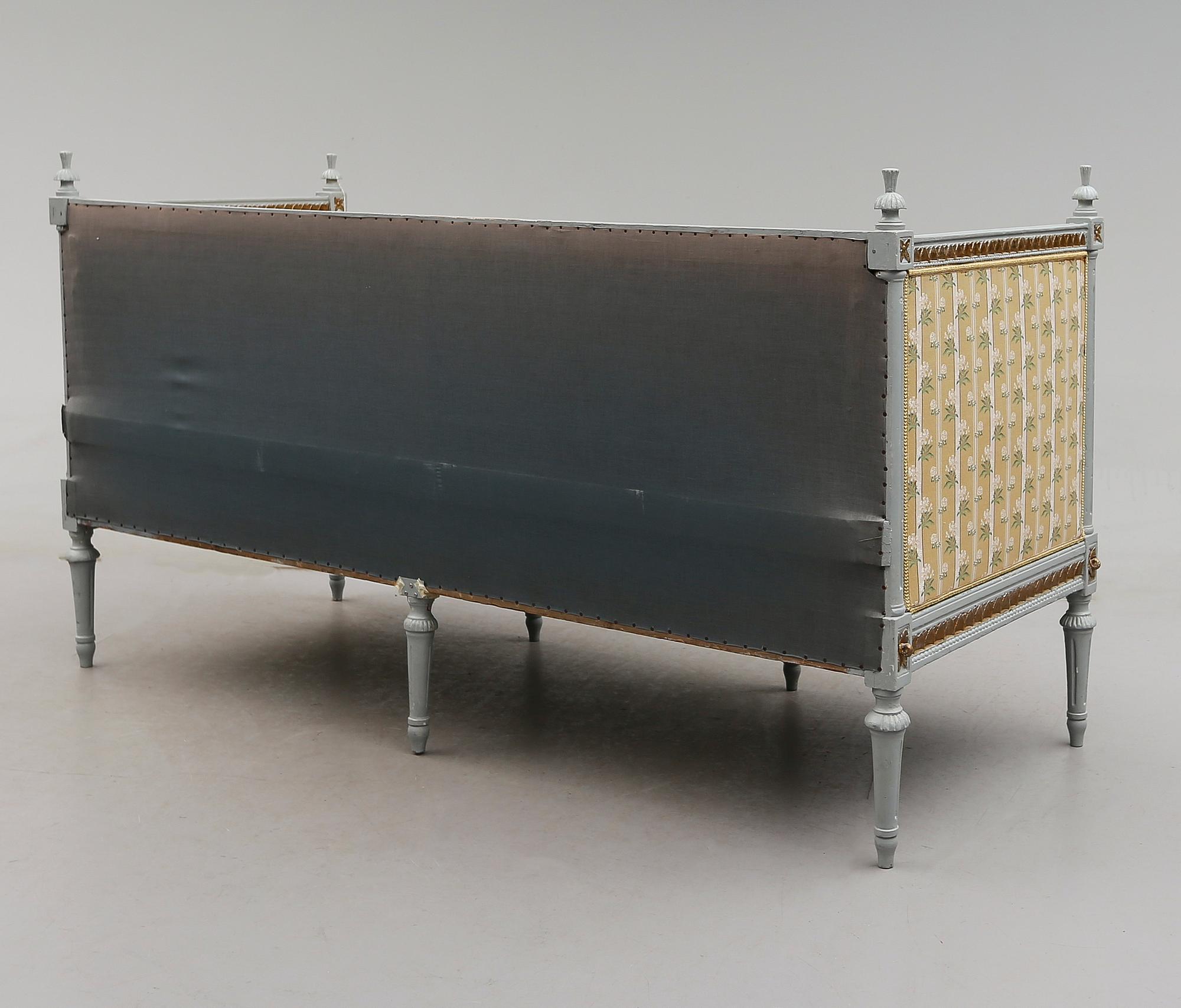 SOFFA, gustaviansk, sent 1700-tal.