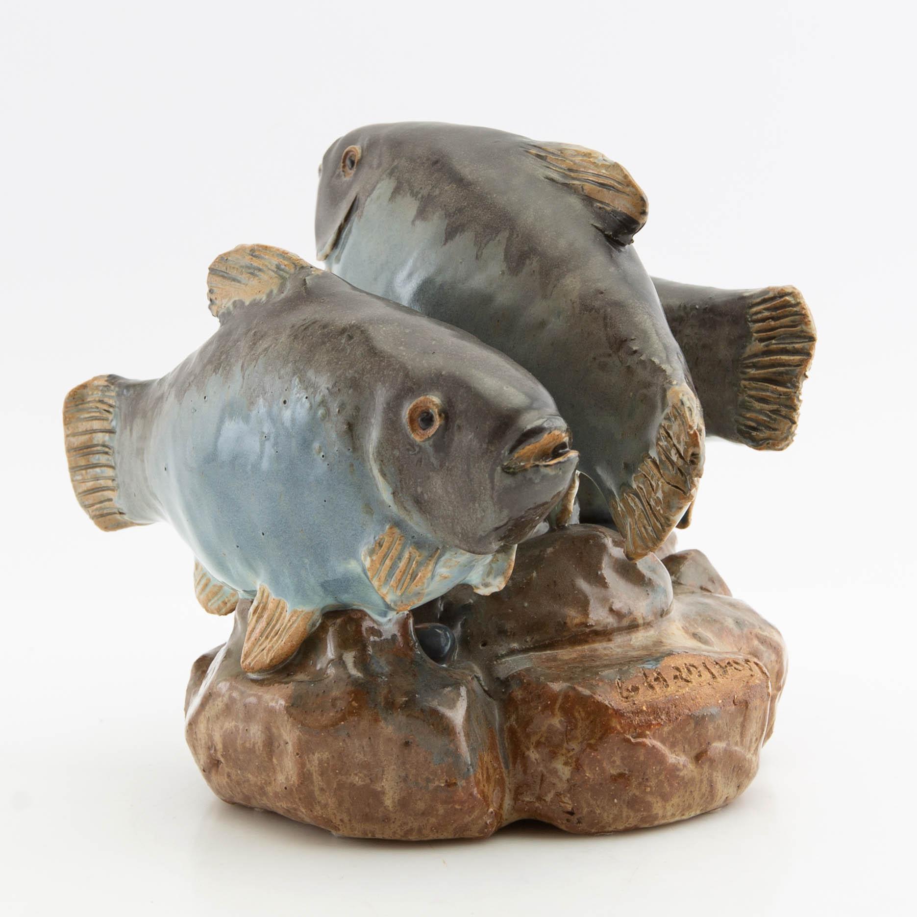 Gunnar Hansson, figurine Fisherman.