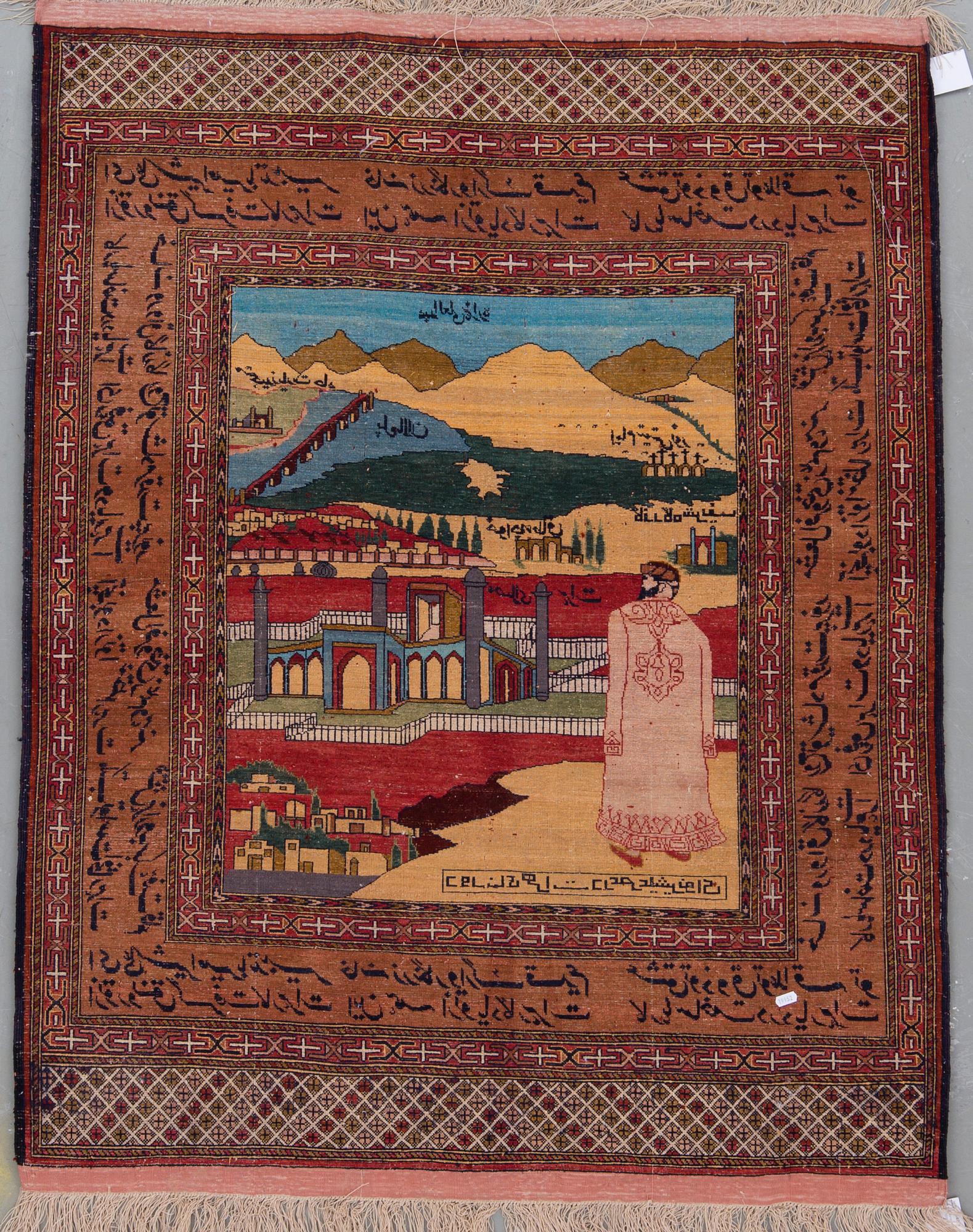 MATTA, orientalisk figural, old. Ca 139x107 cm.