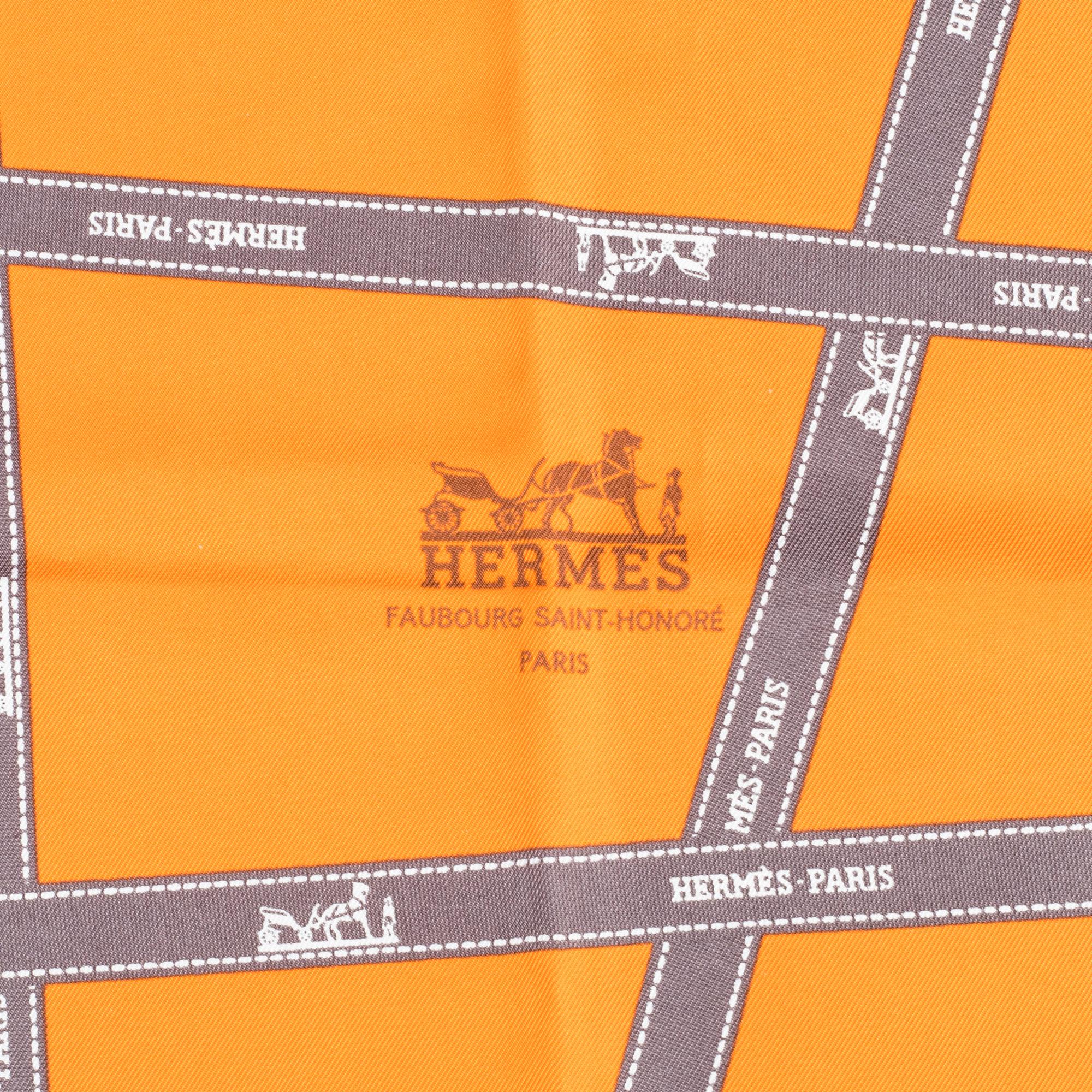 HERMÈS, "Bolduc", scarf.
