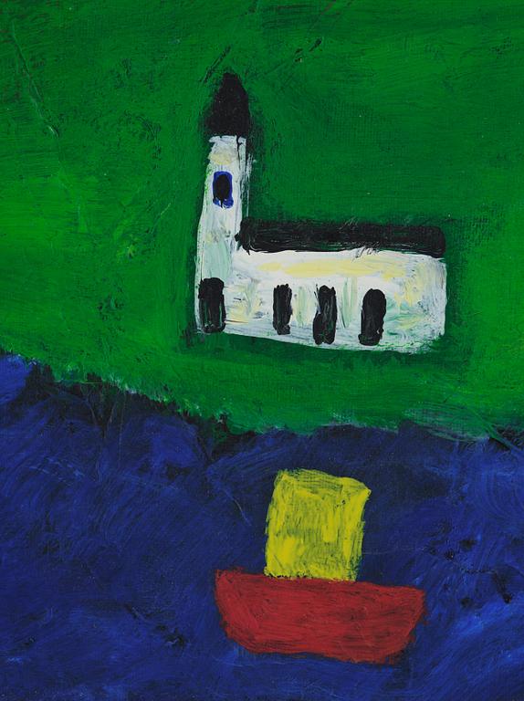 Roger Risberg, "Pojke med boll" samt Utan titel.