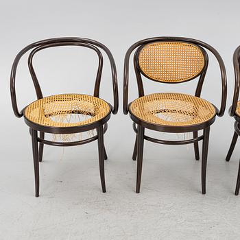 Karmstolar, 4 st, Thonet, modell "209".