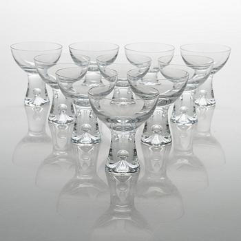 Tapio Wirkkala, A 50-piece set of 'Tapio' glassware for Iittala, Finland, model 2101.