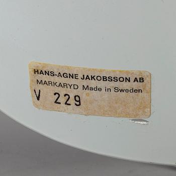 HANS-AGNE JAKOBSSON, a two-light wall light, second half of the 20th century.