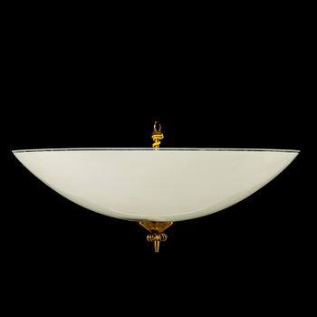 A mid-20th century ceiling light for Itsu Finland.