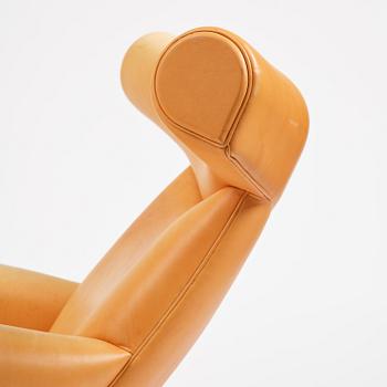 Hans J. Wegner, an “Ox Chair” with footstool, Erik Jørgensen, Denmark.