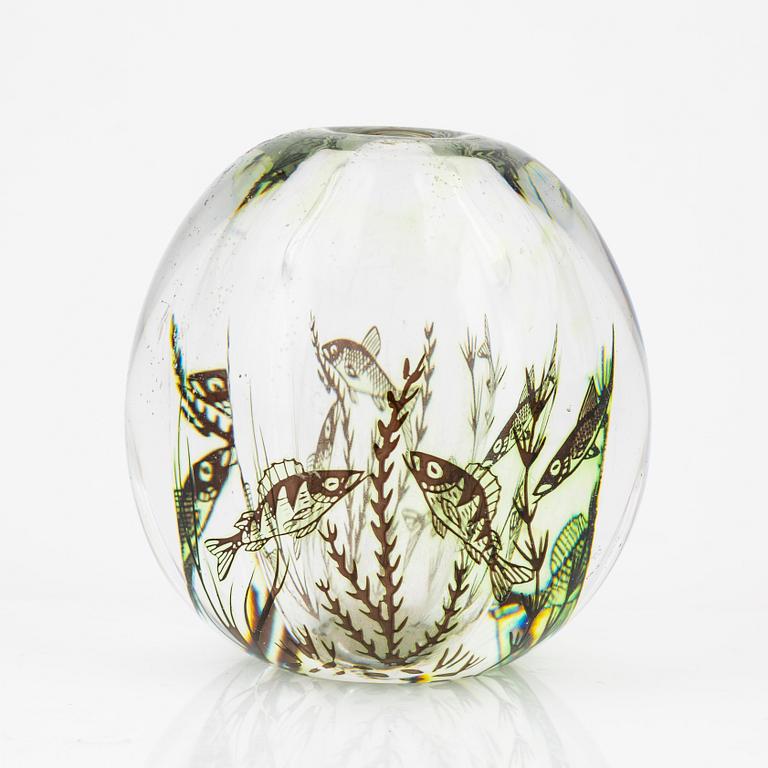 Edward Hald, vas, "fiskgraal", Orrefors.