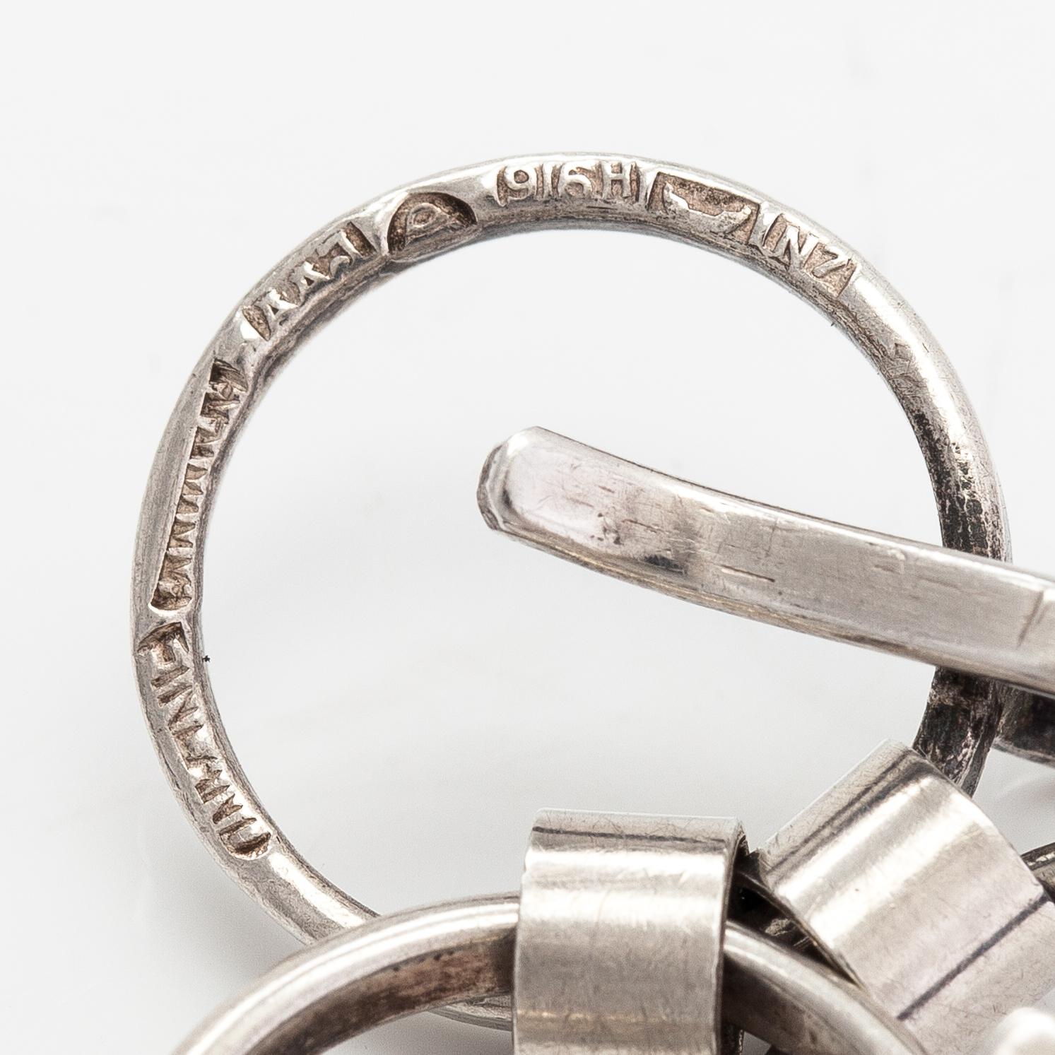 Kaija Aarikka, a silver bracelet, Finland, 1966.