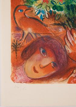 Marc Chagall After, 'Femme au bouquet' from: "Nice et la Côte d'Azur".