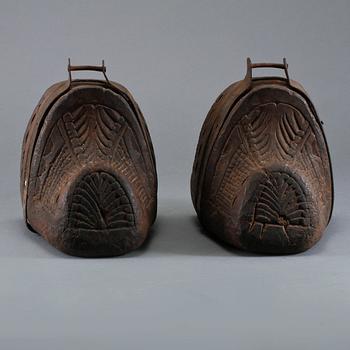 STIGBYGLAR, ett par, möjligen Sydamerika, 1800-tal.
